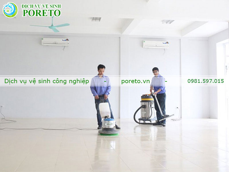 Dịch vụ vệ sinh công nghiệp sau xây dựng