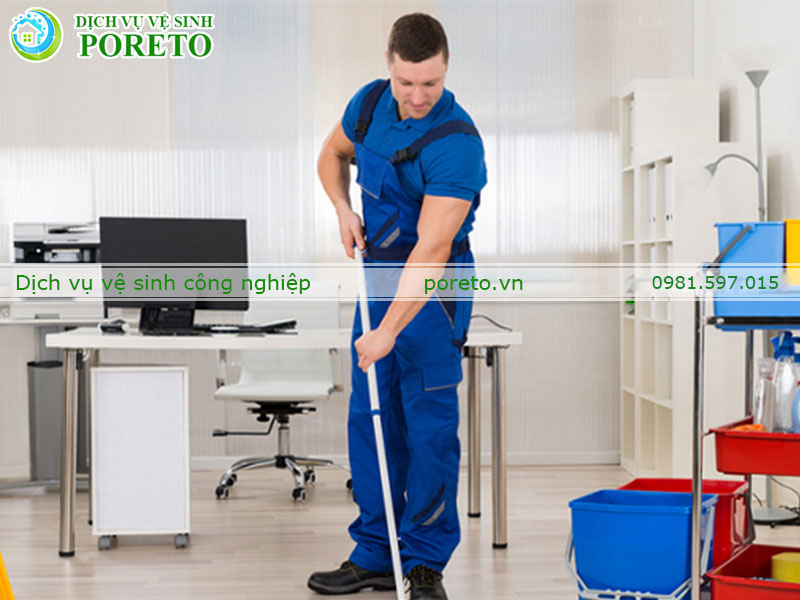 Dịch vụ vệ sinh công nghiệp Poreto